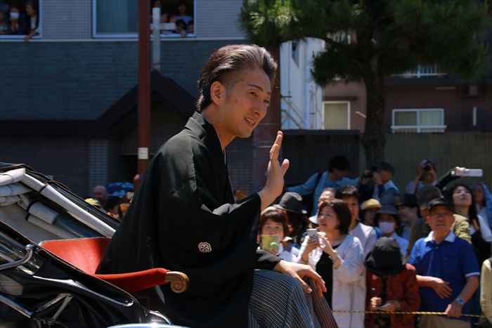 中村勘九郎丈・七之助丈のお練り（中村公園・豊国神社）12